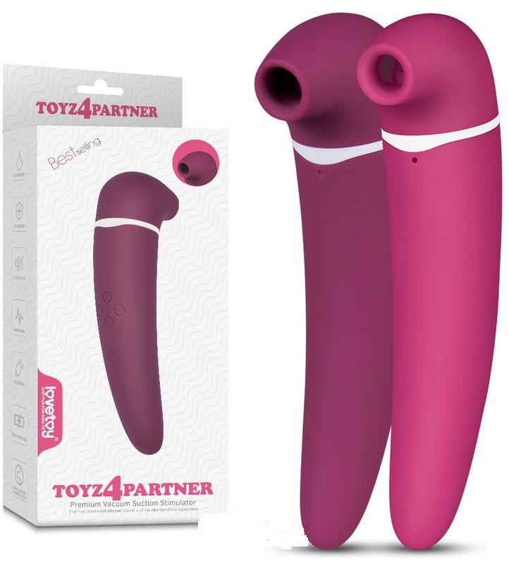 Вакуумный клиторально-вагинальный стимулятор Toyz4Partner розовый
