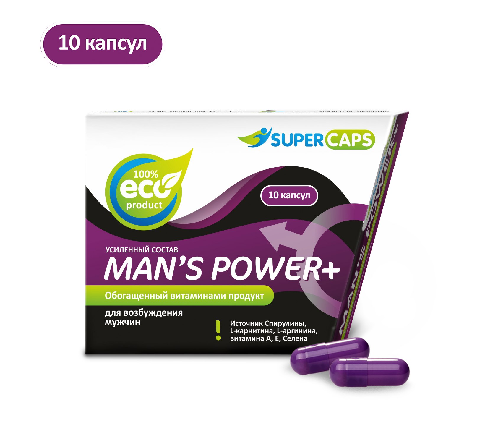 Man'sPower+Lcarnitin Средство возбуждающее 10 капс.