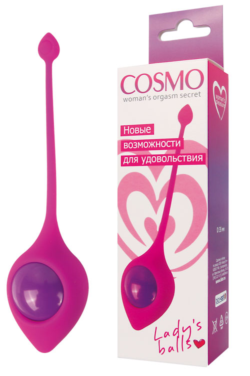Вагинальный шарик Cosmo розовый