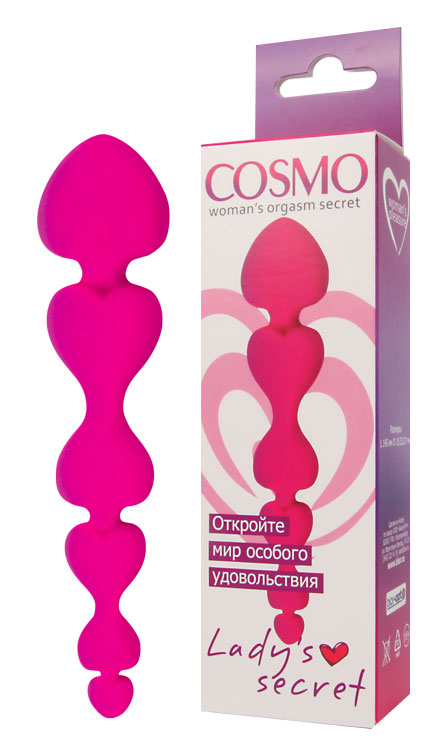 Стимулятор анальная COSMO цвет розовый