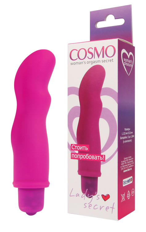 Вибромассажер цвет розовый COSMO