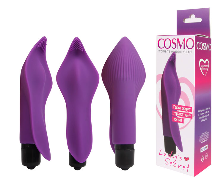 Вибромассажер мини Cosmo фиолетовый