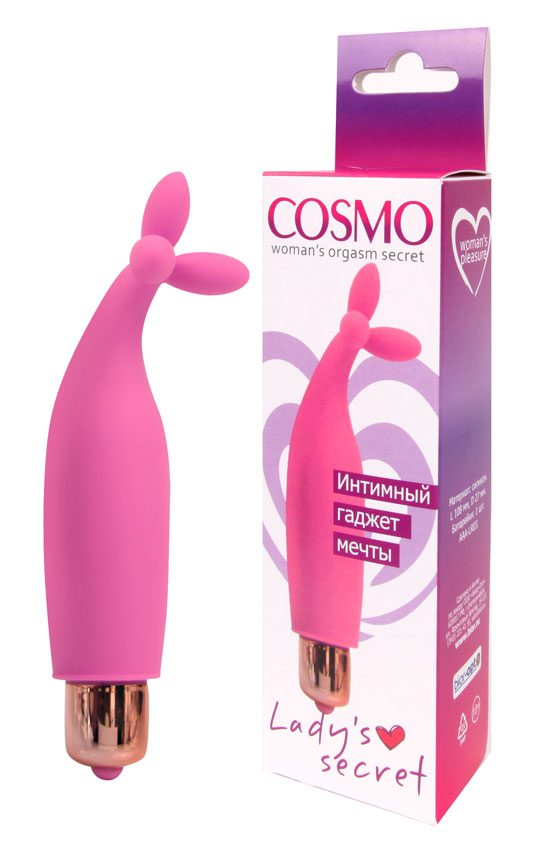 Вибромассажер мини Cosmo розовый