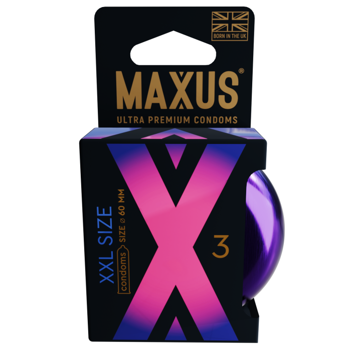 Презервативы Maxus XXL, с увеличенным размером №3