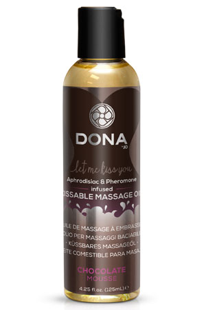 Вкусовое массажное масло DONA Kissable Massage Oil Chocolate Mousse 125 мл