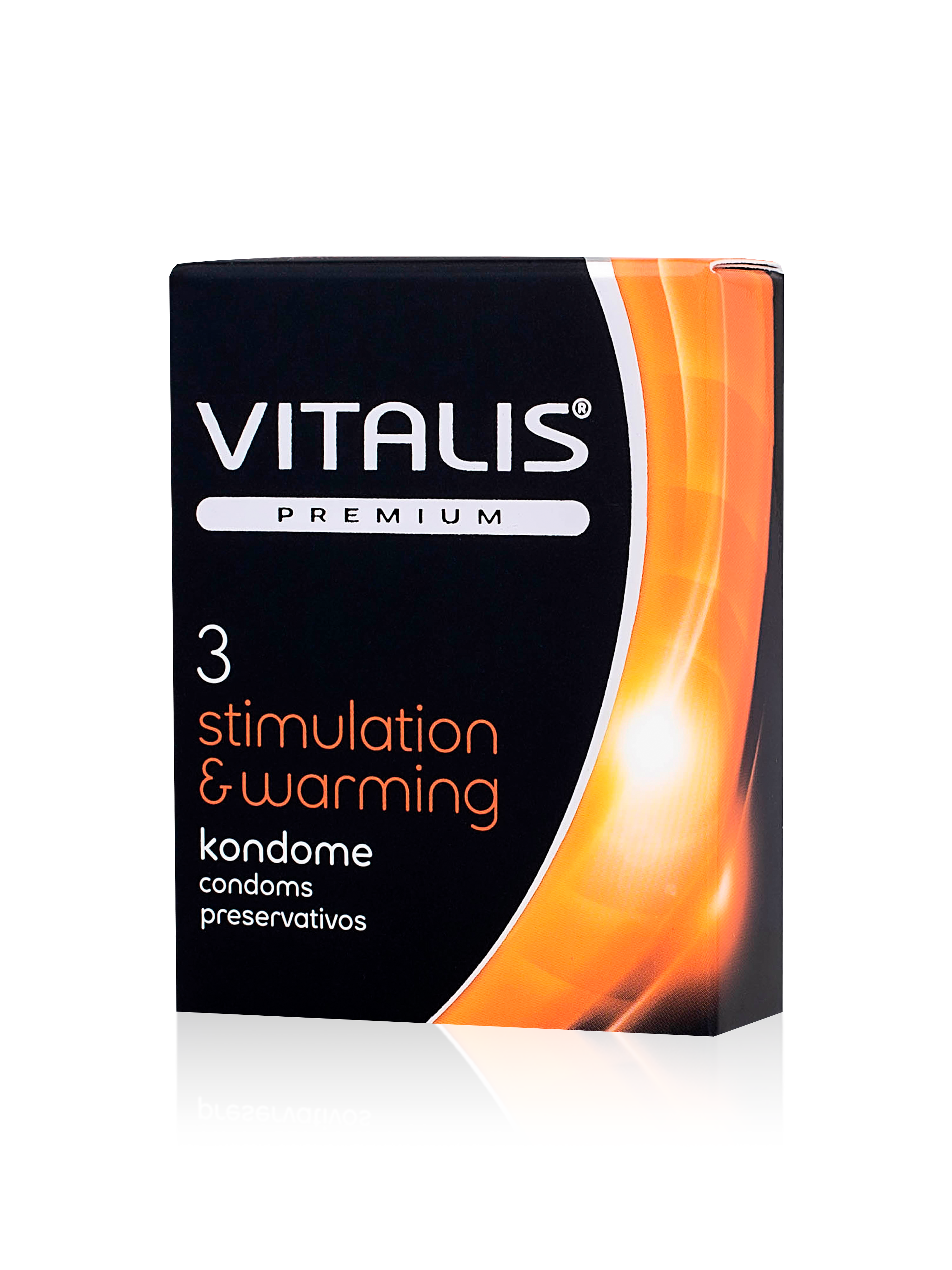 Презервативы "VITALIS" PREMIUM №3 stimulation & warming