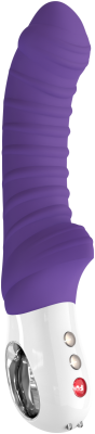 Перезаряжаемый рельефный вибратор Fun Factory Tiger фиолетовый