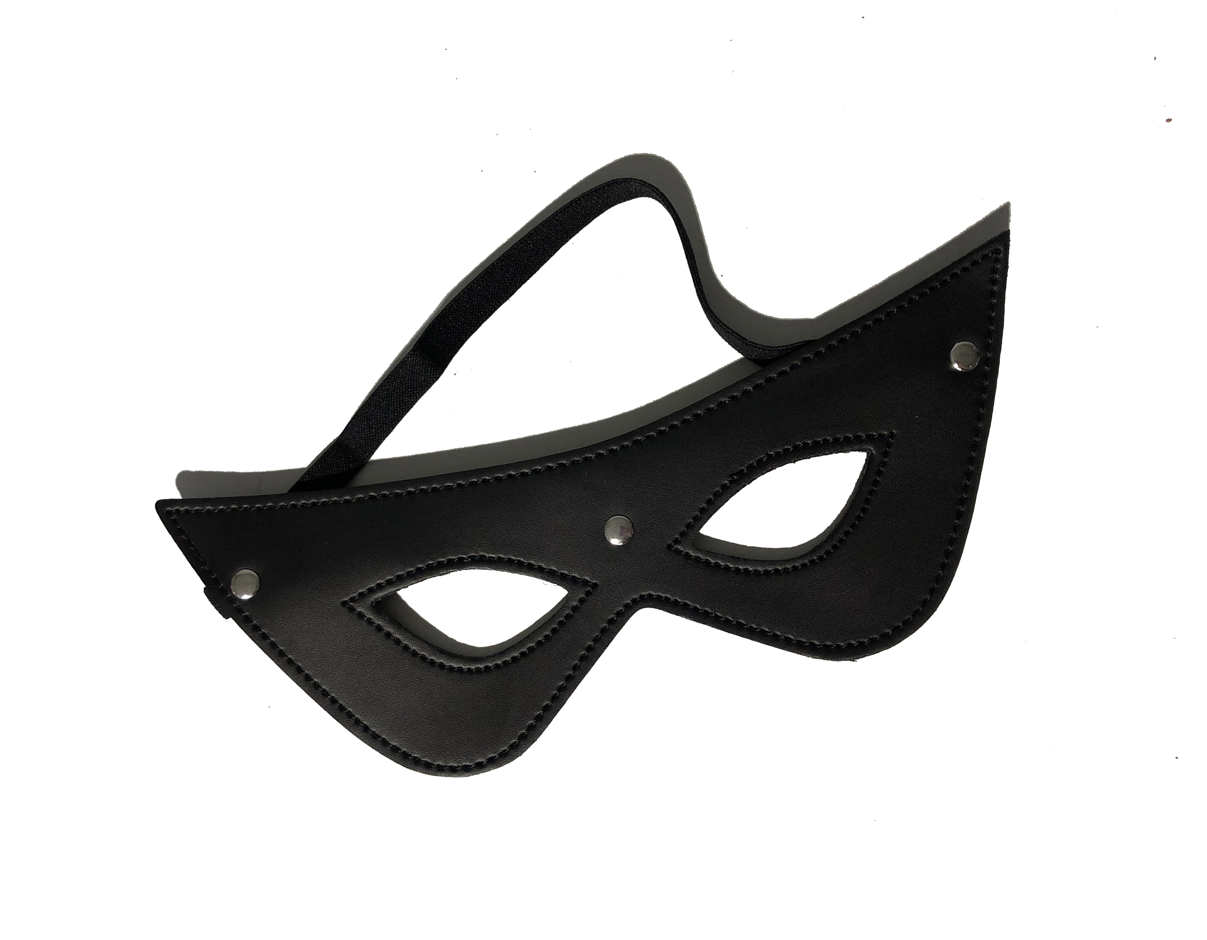 Маска черная с остыми углами